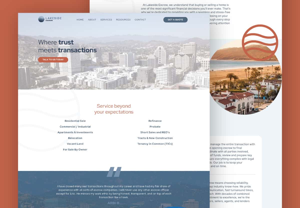 lakeside escrow case study