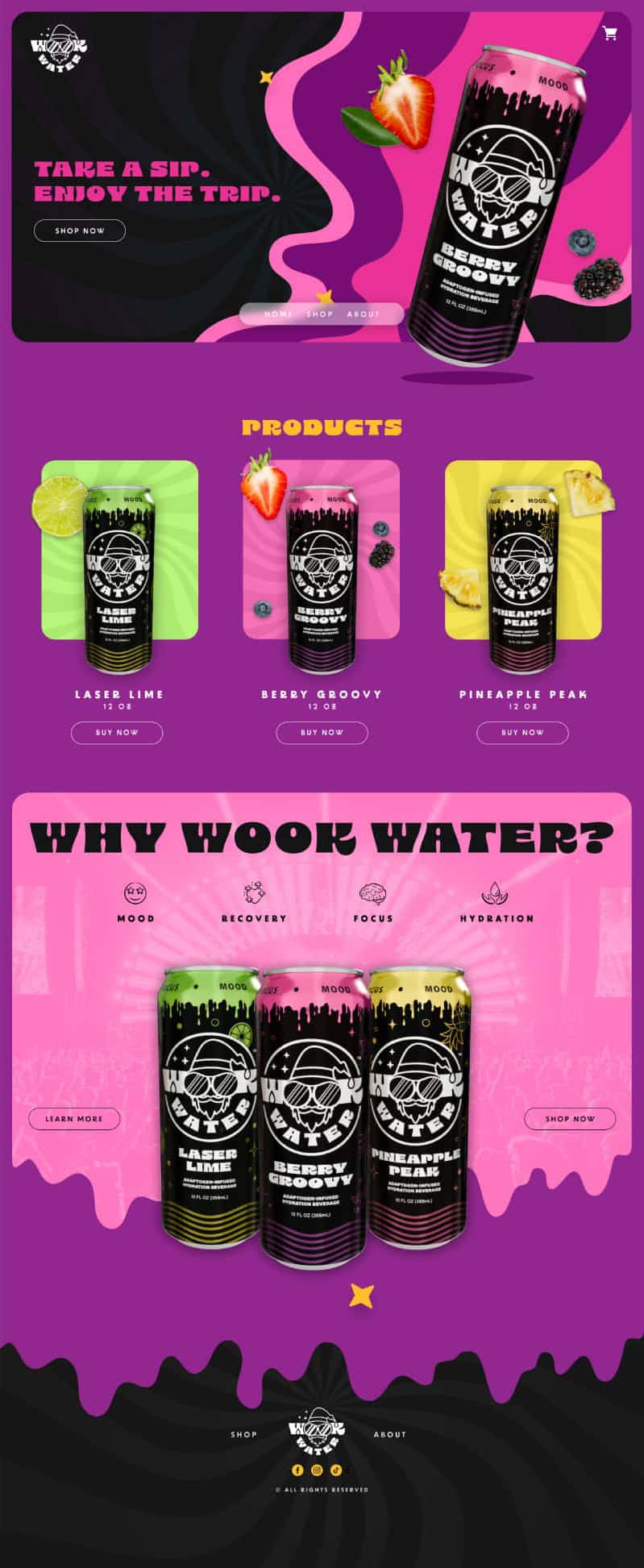 Menu Design Wook Water Menus